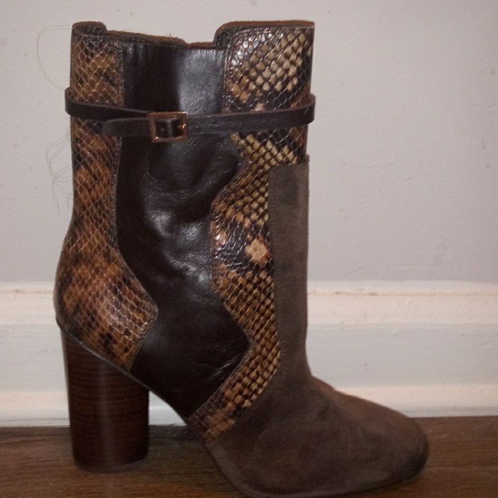 Tory burch leather boots